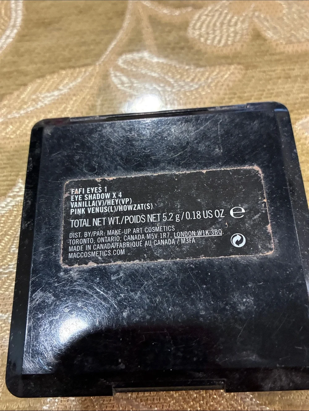 MAC FAFI AUTHENTIC EYE SHADOW QUAD COMPACT FAFI EYES 1